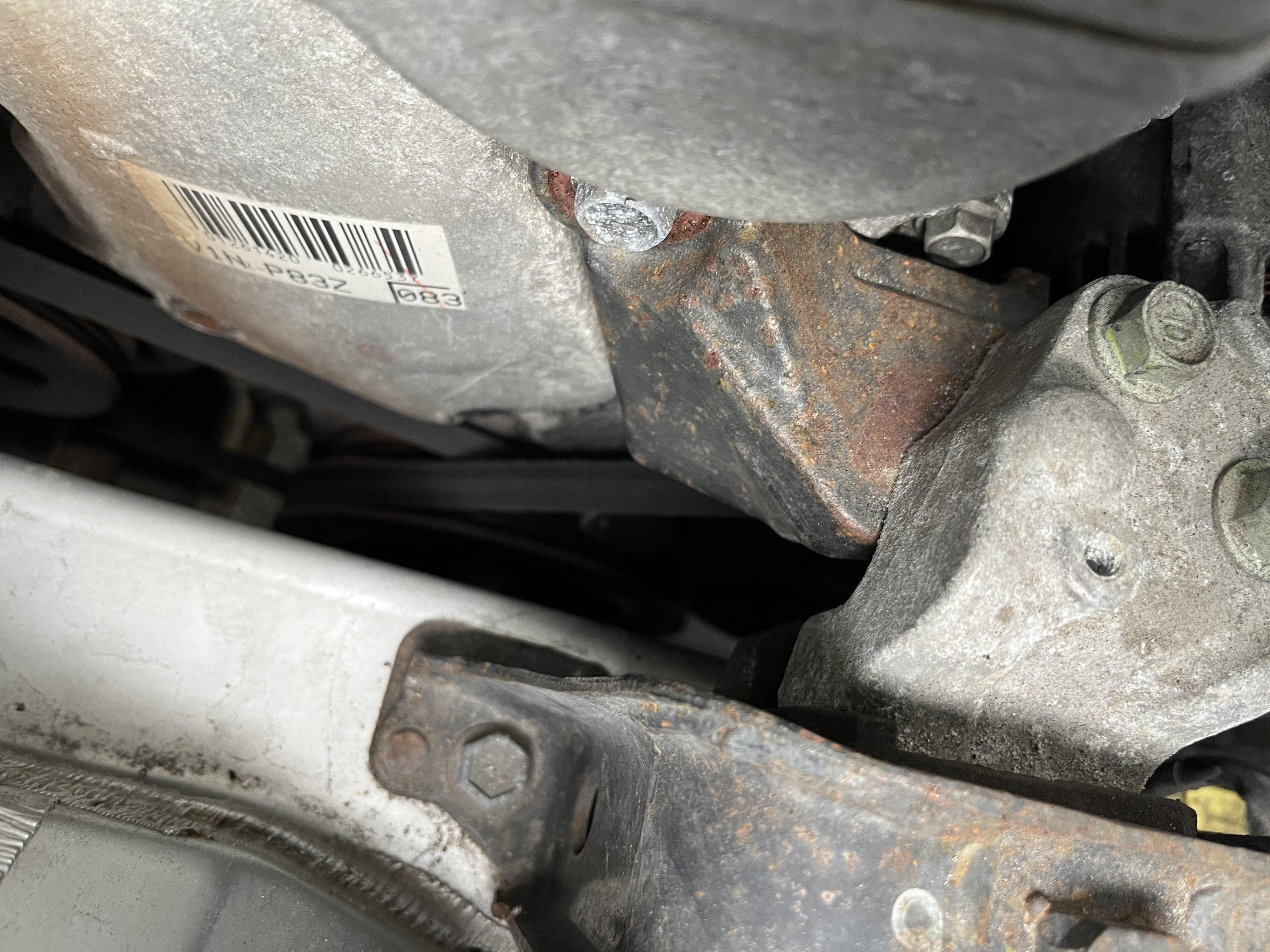 Installing new alternator belt