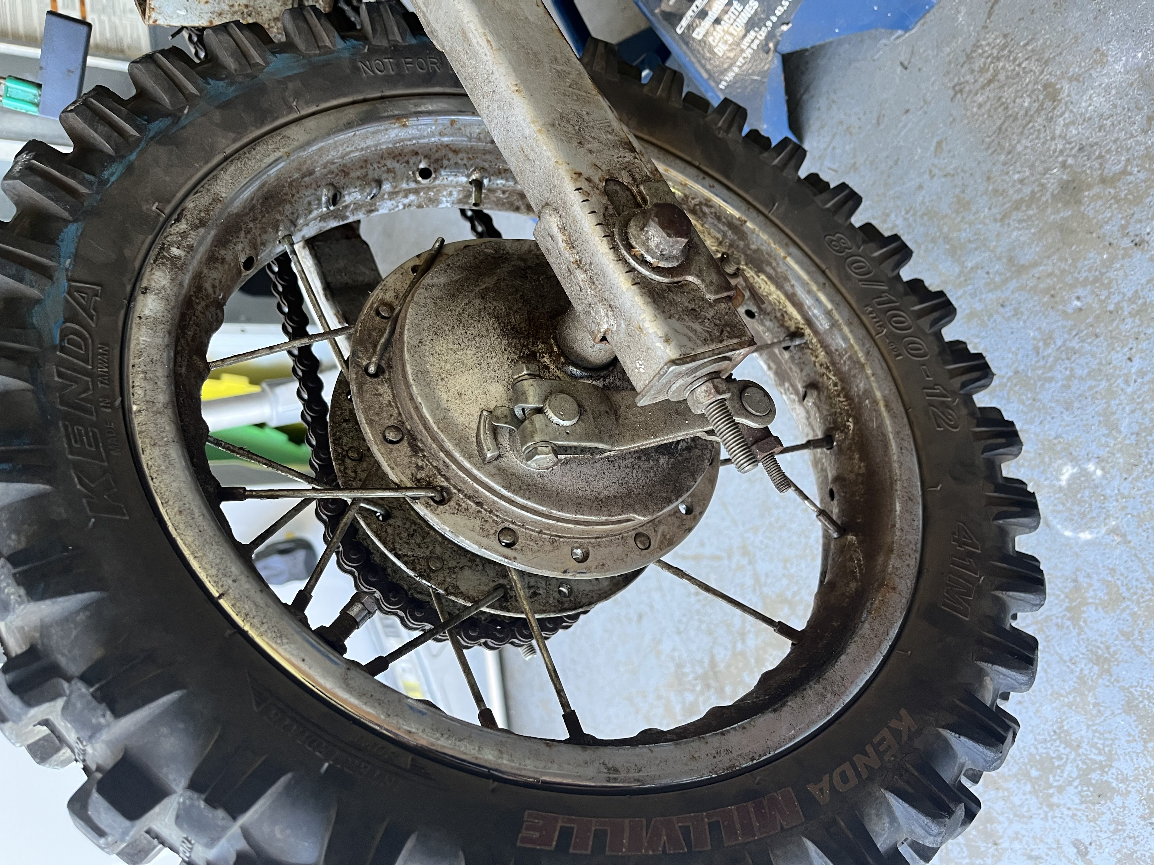 Dirtbike before restoration