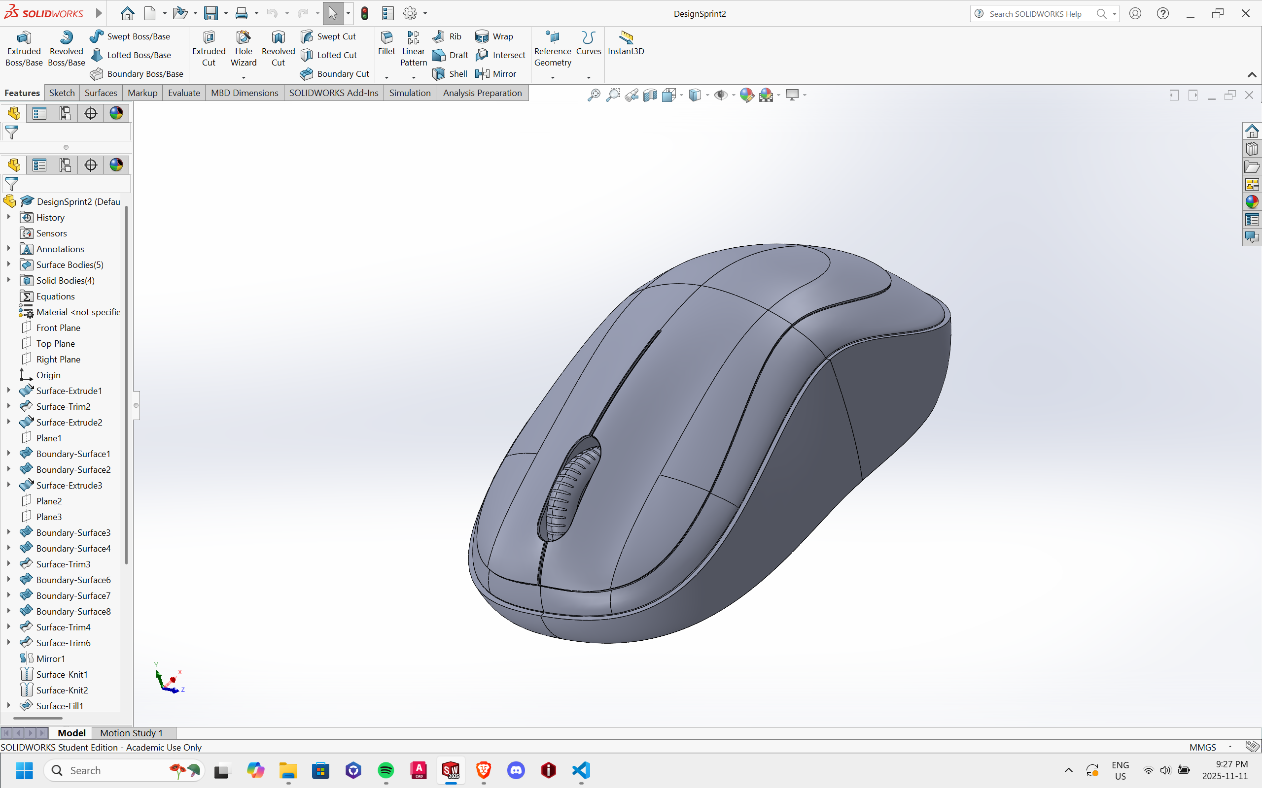 Installing new alternator belt