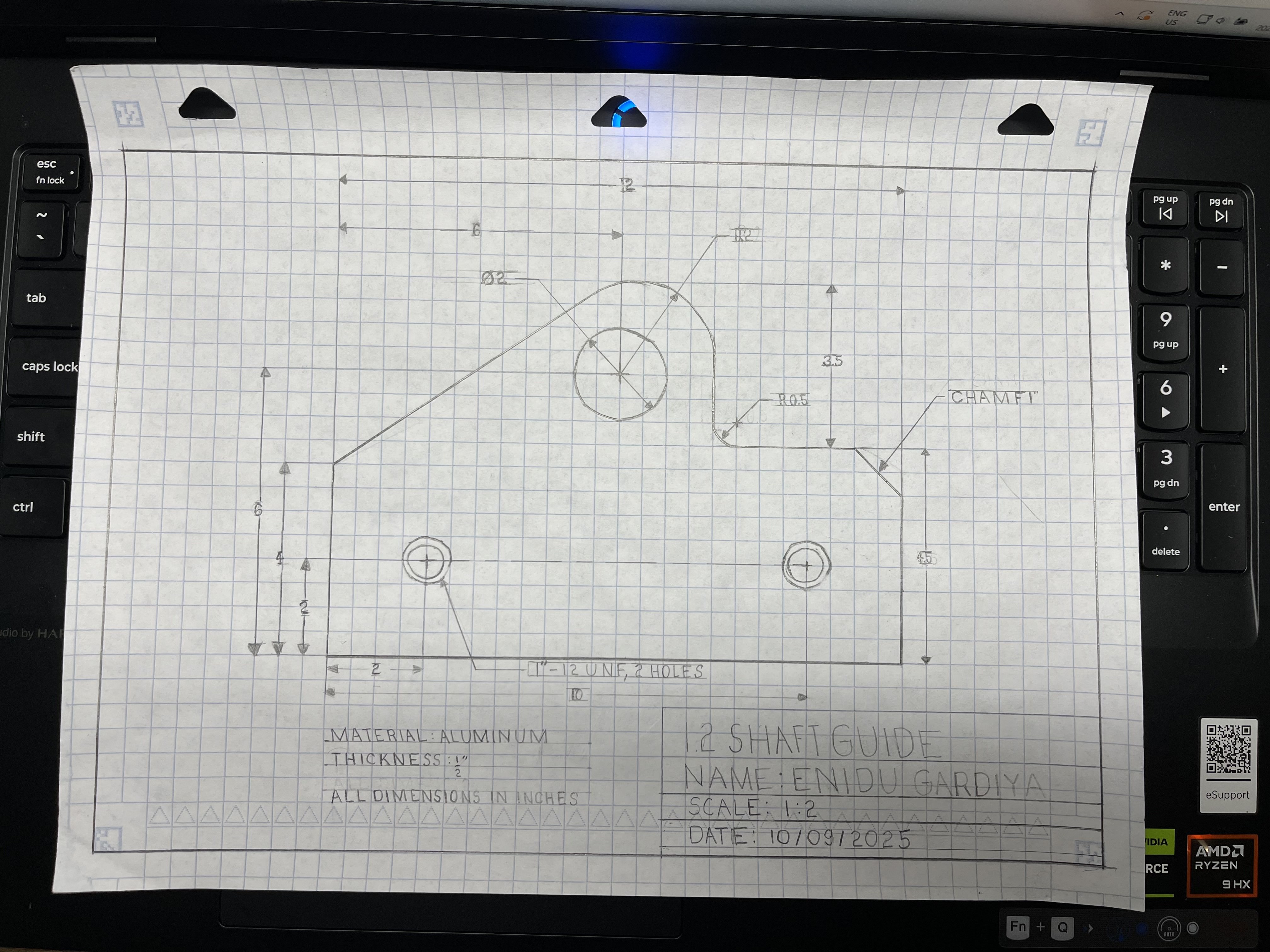 Dirtbike during restoration process